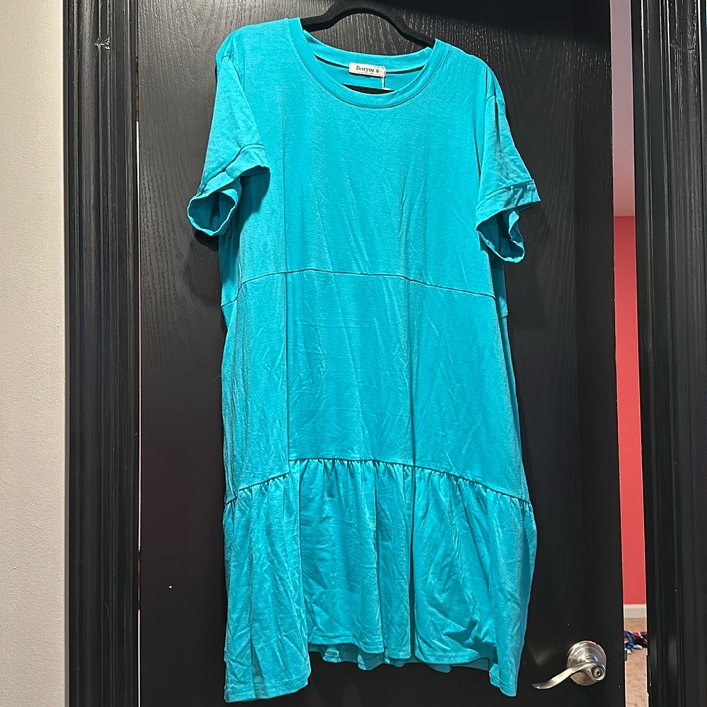 Blue dress
